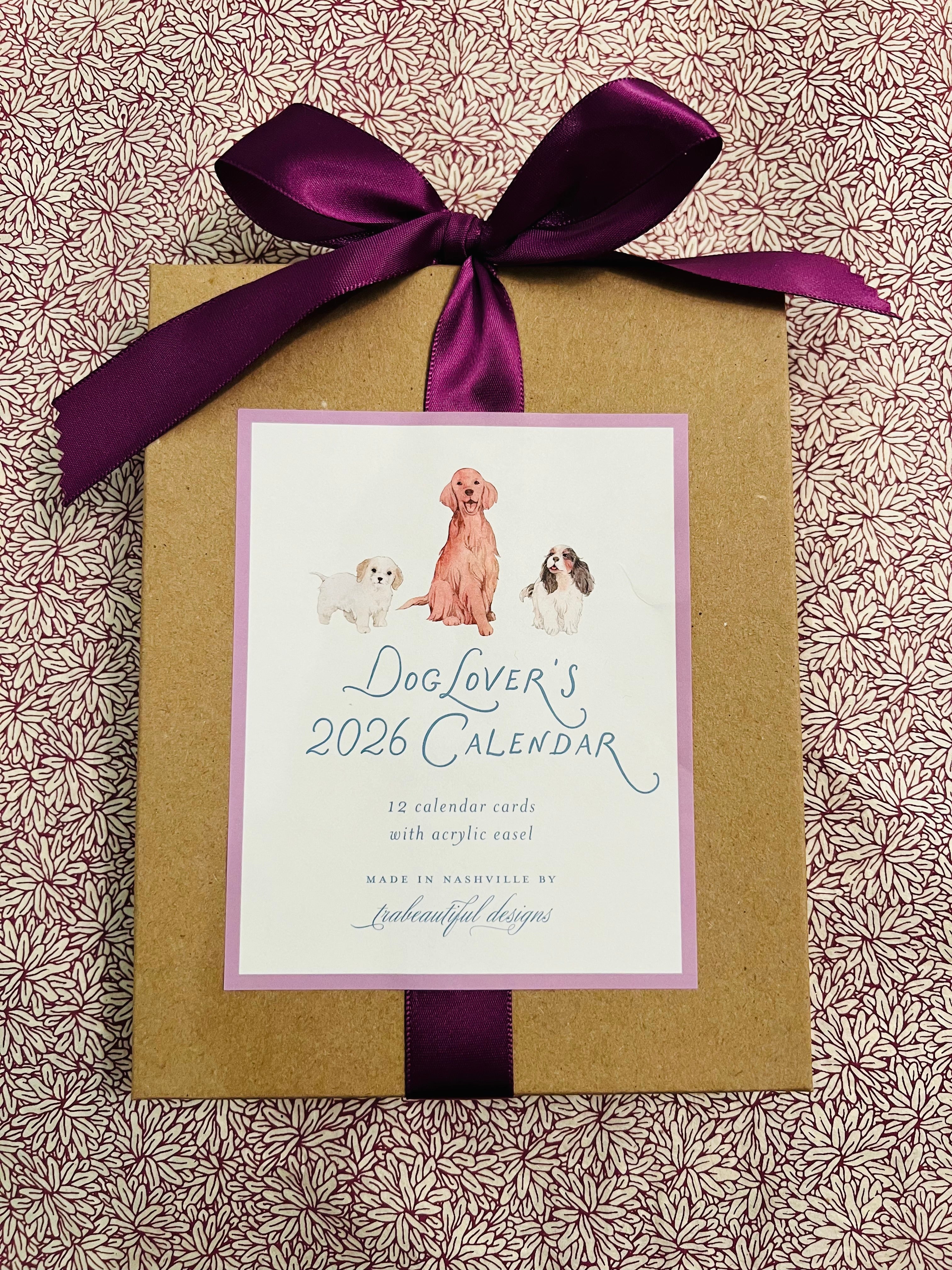 2026 Dog Lover's Desk Calendar